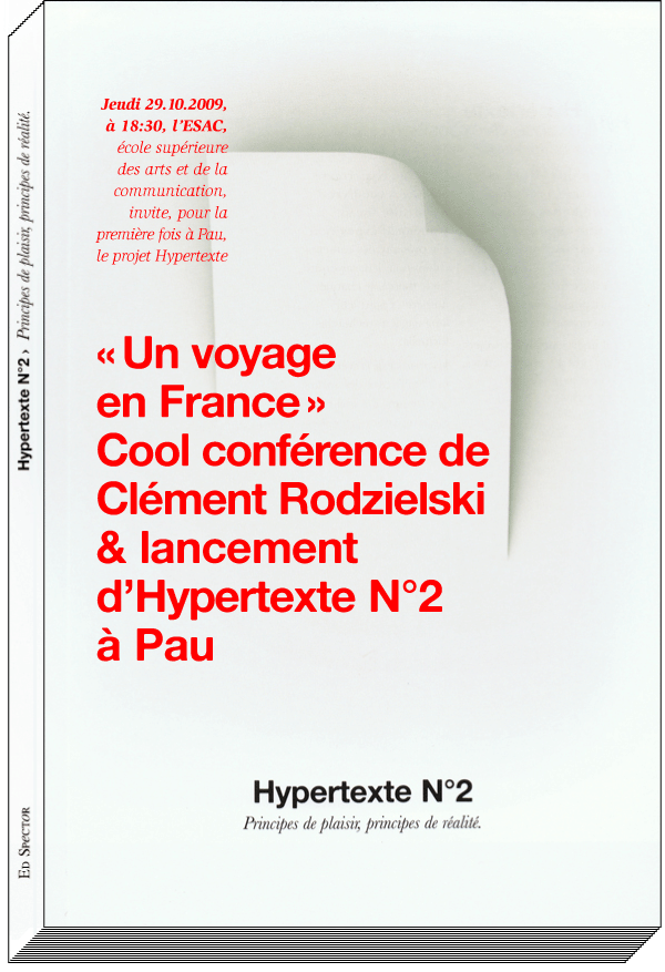 Lancement d'Hypertexte N°2 à Pau